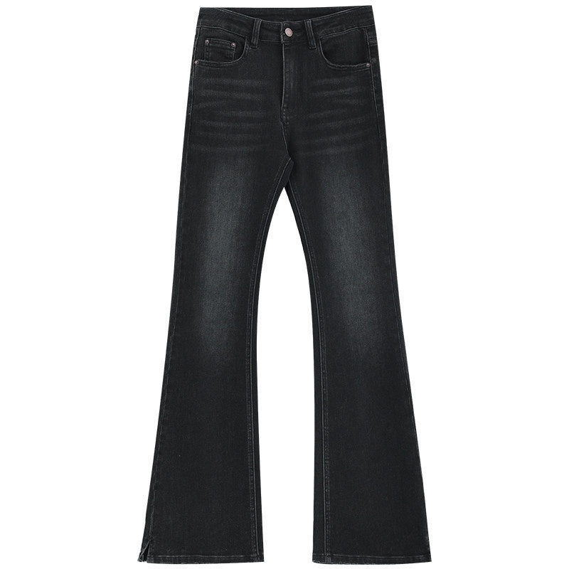 ABWLR_Vintage_High_Waist_Slim_Fleece_Lined_Women'S_Denim_Flare_Jeans_MISSTT