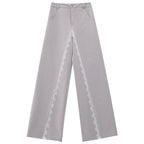 ABWLR_Lace_Patchwork_Natural_Waist_Faux_Two_Piece_Pocket_Zipper_Women'S_Straight_Pants_MISSTT