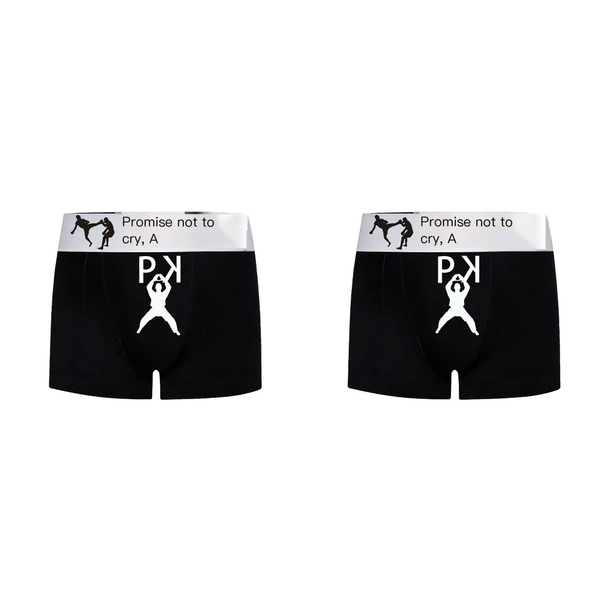 PAIKI_Slogan_Print_Antibacterial_Breathable_Midwaist_Elastic_Trim_Women's_Modal_Shorts_1040946113001_MISSTT