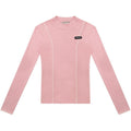 ZIZIFEI_Vintage_Patchwork_Polo_U_Neck_Women'S_Viscose_Knit_Slim_Fit_Long_Sleeve_T-Shirts_MISSTT