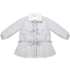 ZIZIFEI_Light_Gray_Star_Polka_Dot_Bow_Single_Breasted_Women'S_Cotton_Puffer_Jackets_MISSTT
