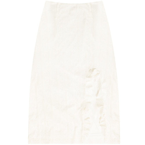 ZIZIFEI_Apricot_Ruffled_High_Waist_Slit_H_Line_Women'S_Lace_Midi_Skirts_MISSTT
